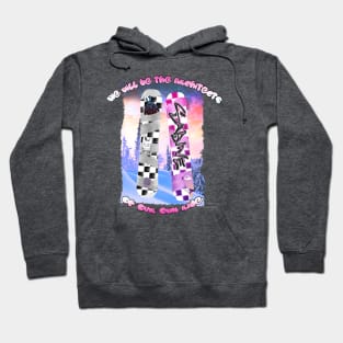 MERCH SW: Sabine W. Architect Snowboards (Snow Scene Bckgrd) Hoodie